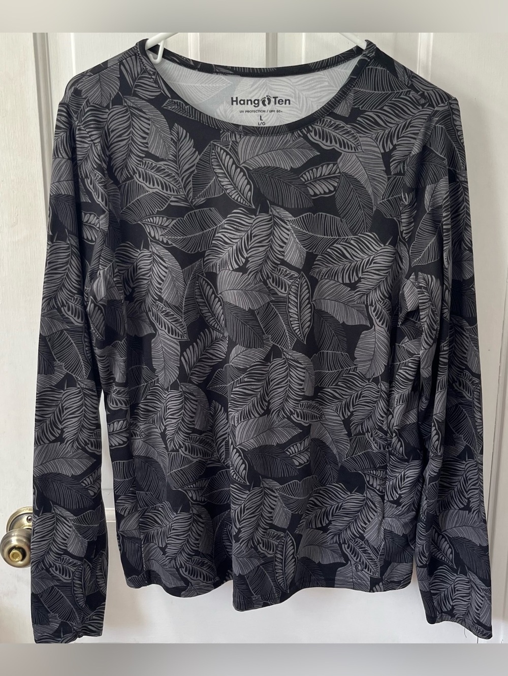 Hang Ten Women's Sunray Long Sleeve Sun Tee. Size Large